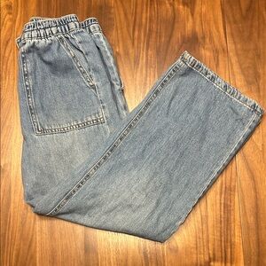 Zara Girls Light Blue Jeans Relaxed Fit